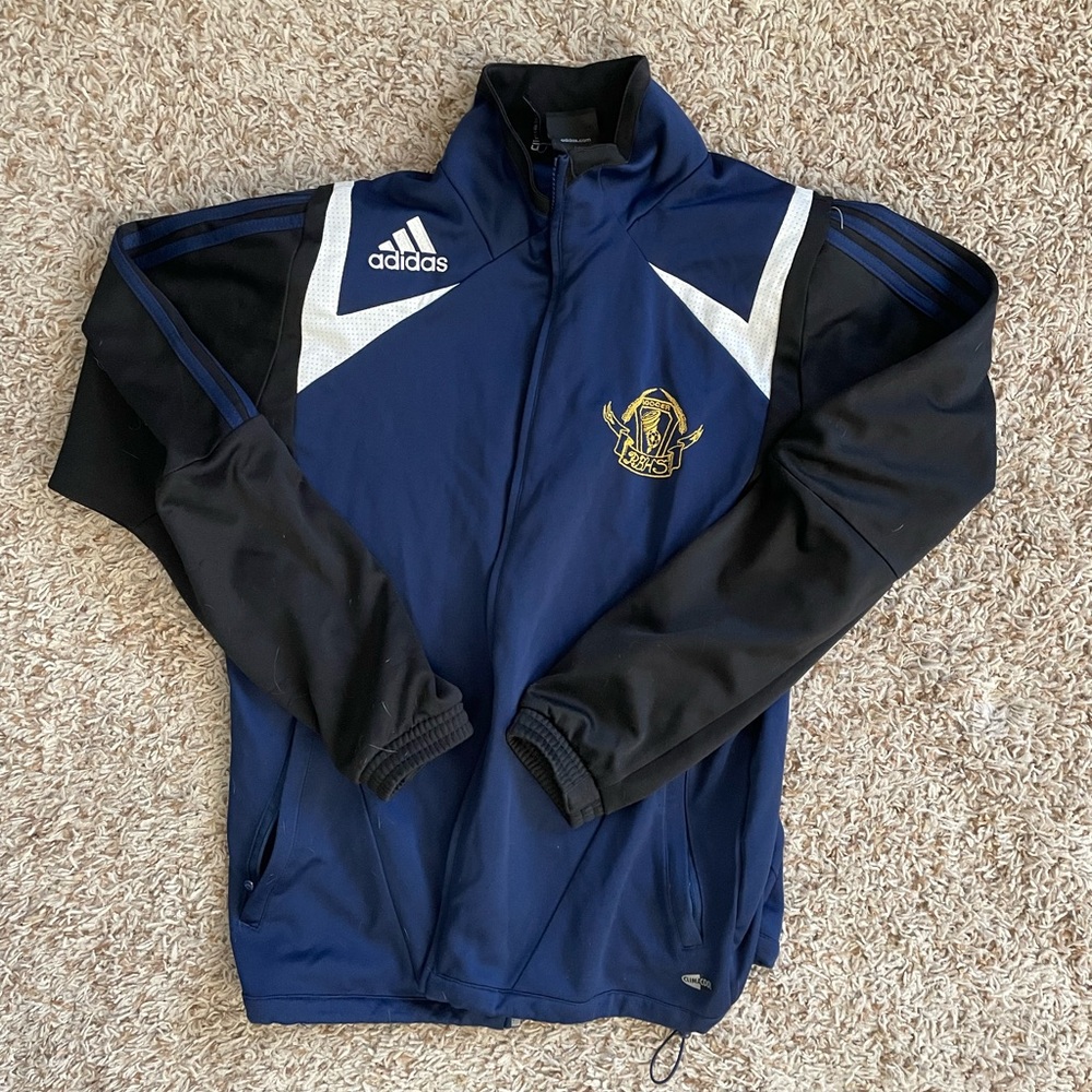 Adidas Womens Navy and Black Windbreaker
